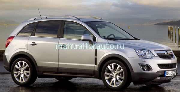 Установка сигнализации Opel Antara, точки подключения